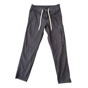 Vuori Womens Ripstop Pants Size Small Dark Gray VW401 Zip Pocket Drawstring